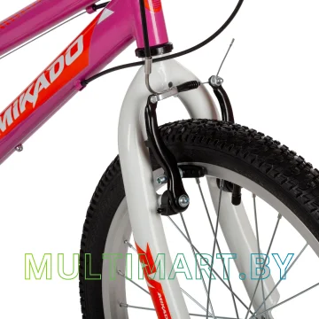 Детский велосипед Mikado Vida Kid 20SHV.VIDAKID.10OR2 (оранжевый/филетовый, 2022) картинка 4